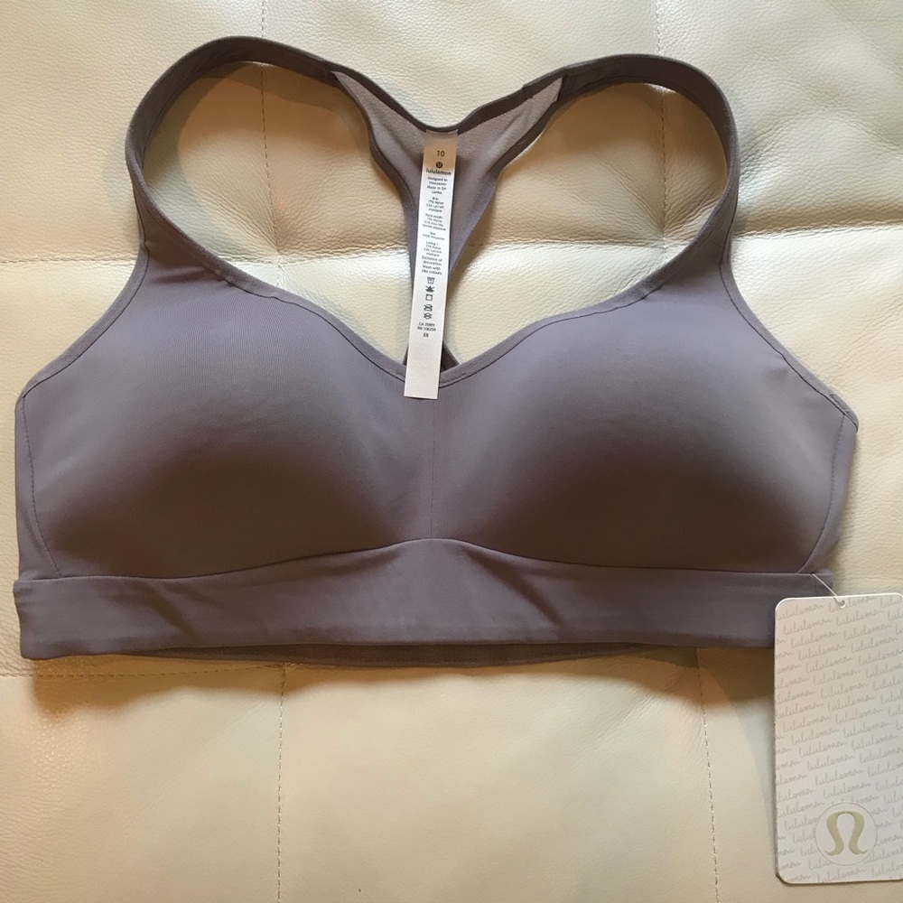 NWT DUSTY DAWN LULULEMON SPEED UP BRA SIZE 10 - Picture 4 of 8